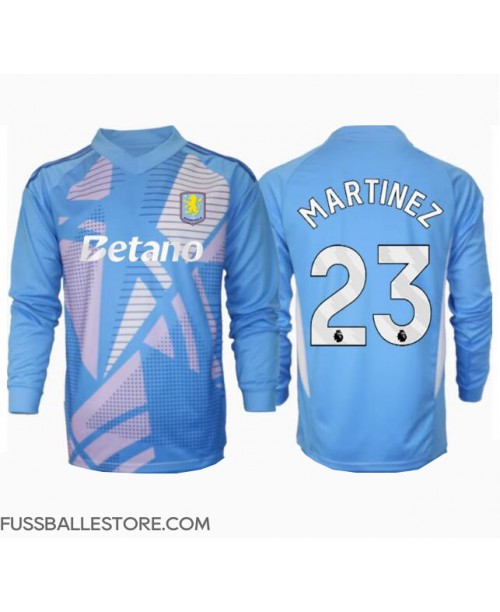 Günstige Aston Villa Emiliano Martinez #23 Torwart 3rd trikot 2024-25 Langarm